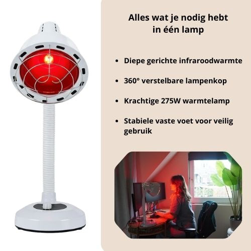 Luxyor - Redlight 120 - Infrarotlampe 275W - Infrarottherapie