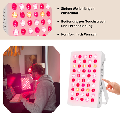 Luxyor Lumi 110 weiß: sieben Wellenlängen, Touchscreen und Fernbedienung