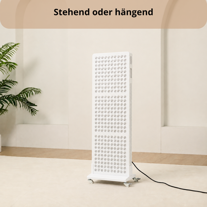 Luxyor Lumi 700 weiß Ganzkörper Rotlichtpanel, stehend oder hängend nutzbar