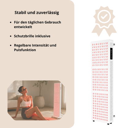 Luxyor Lumi 700 weiß: stabil und zuverlässig, Schutzbrille inklusive, regelbare Intensität und Pulsfunktion