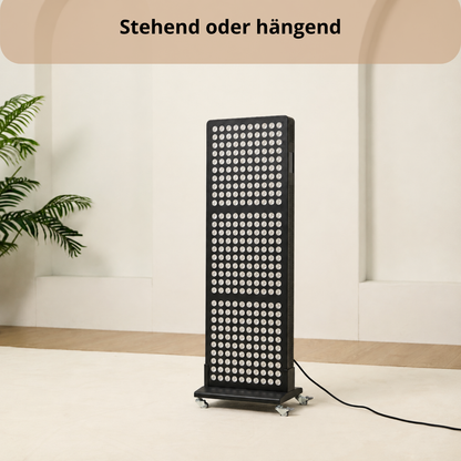 Luxyor Lumi 700 schwarz Ganzkörper Rotlichtpanel, stehend oder hängend nutzbar