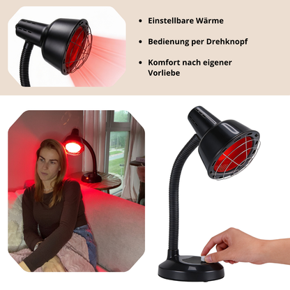 Luxyor Redlight 120 schwarz: einstellbare Wärme per Drehknopf